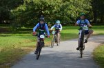 Les "3 mousquetaires du VTT" à l'arrivée